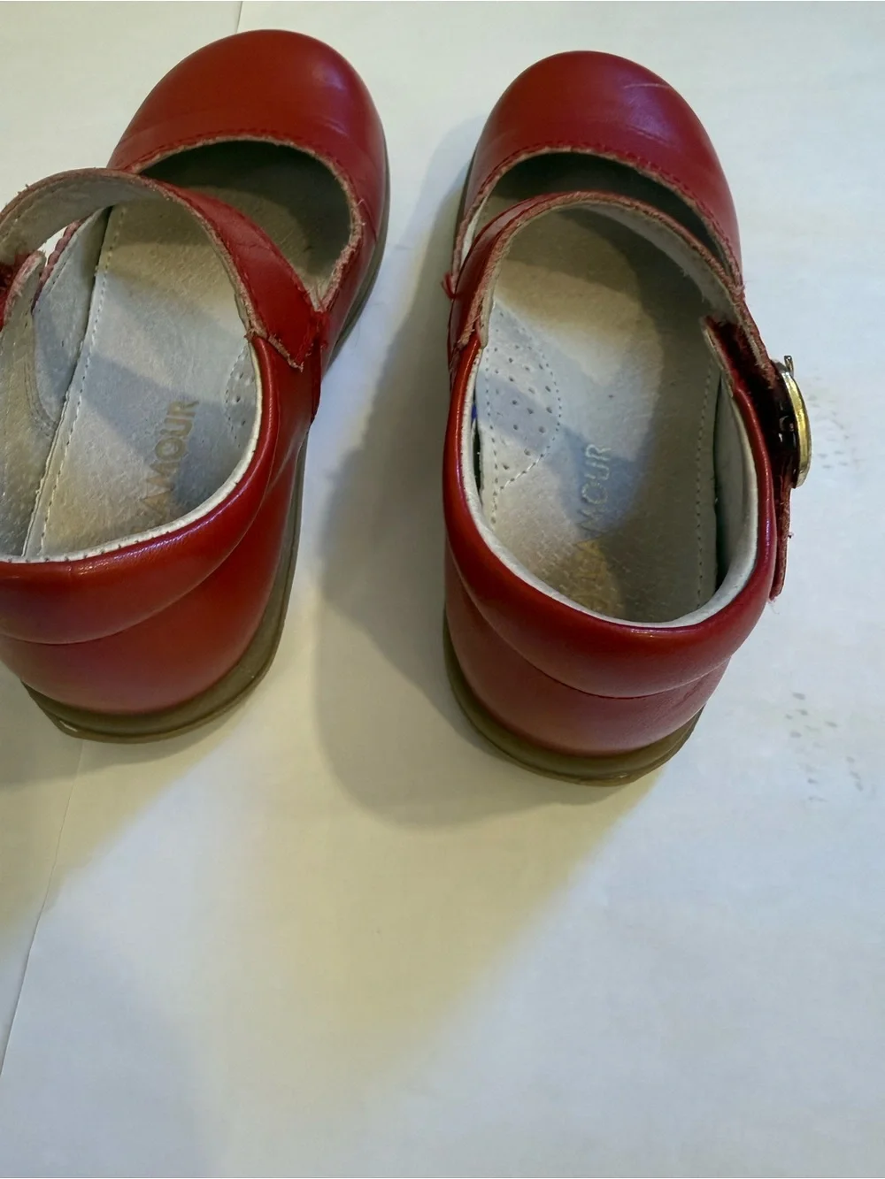 L'Amour Magenta T-Strap Dress Shoes